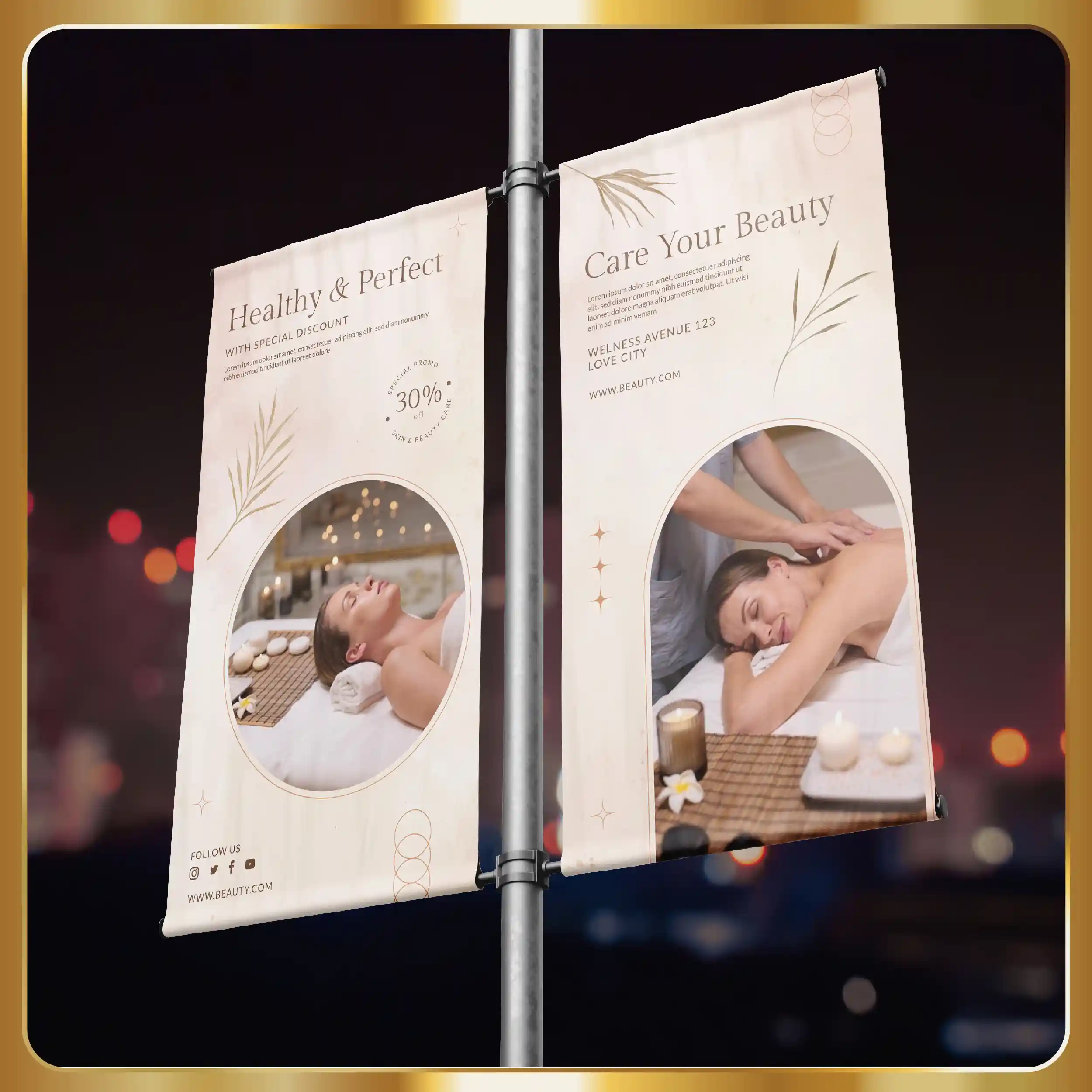 An airport kiosk with information on it.